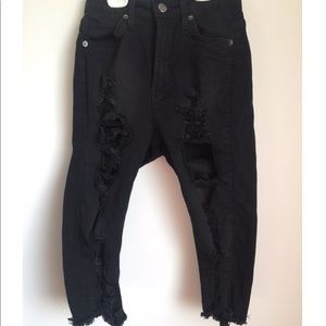 Fashion Nova Ripped Biker Shorts